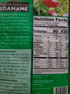 Shelled Soybean Nutrition